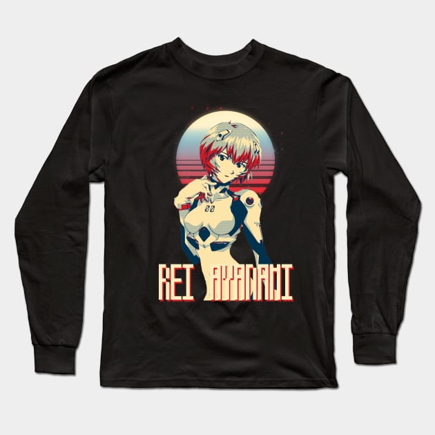 rei ayanami Long Sleeve T-Shirt by Retrostyle